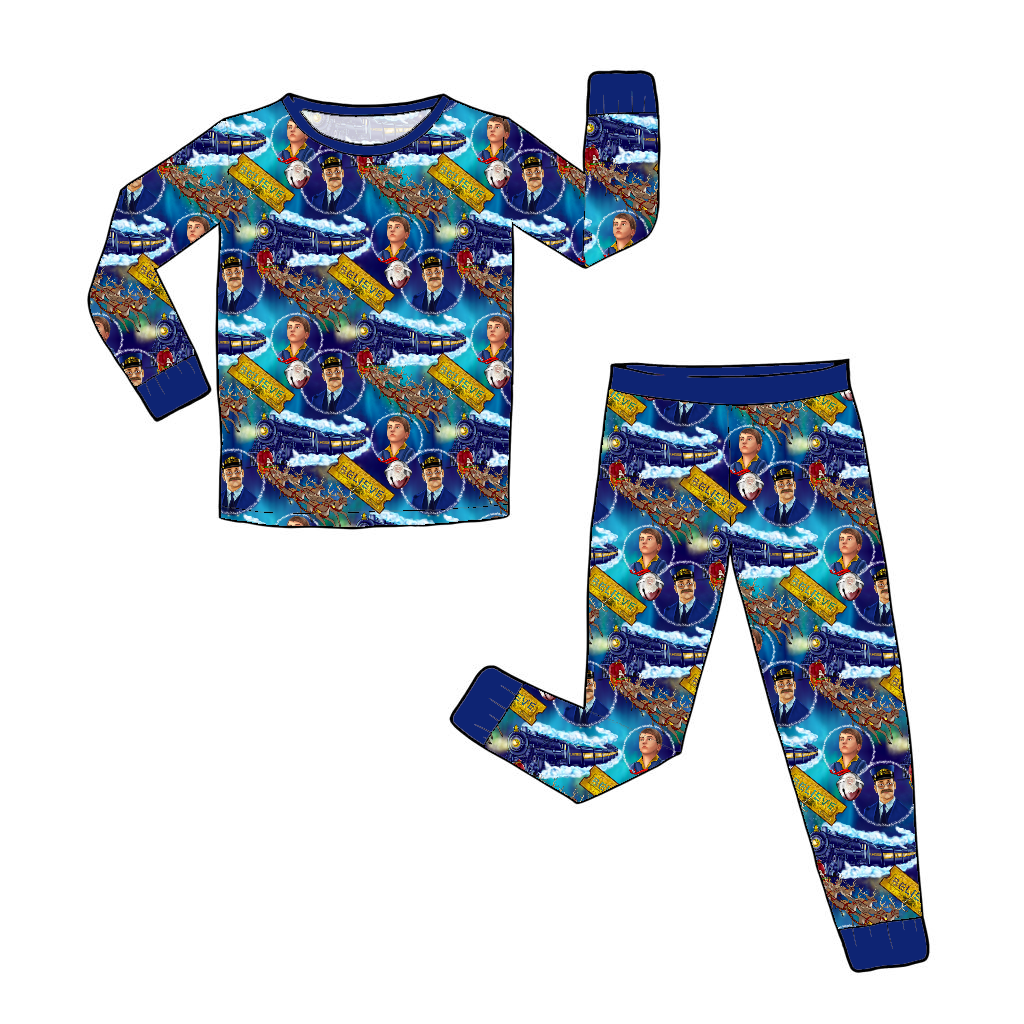 NOV Pre-order Bamboo Long Sleeve and Pants Pajama Set - Believe 2026