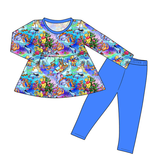 RTS Peplum and Leggings - Honey Holiday