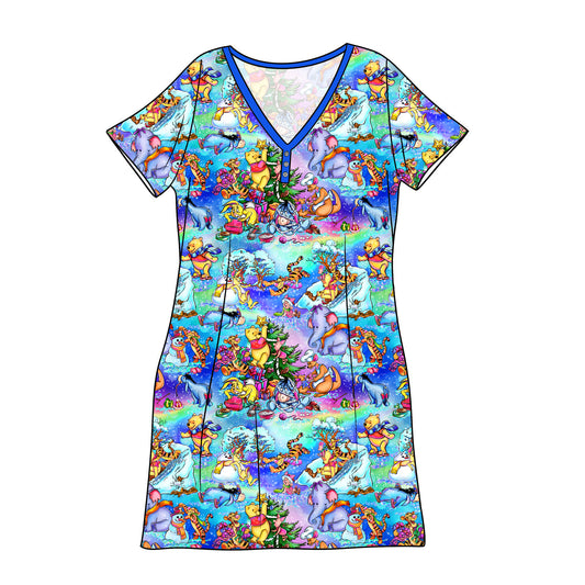 RTS Bamboo Adult Sleep Gown - Honey Holiday