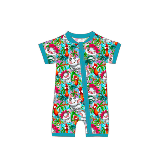 July Pre-Order Shorty Romper - Boat Snacks