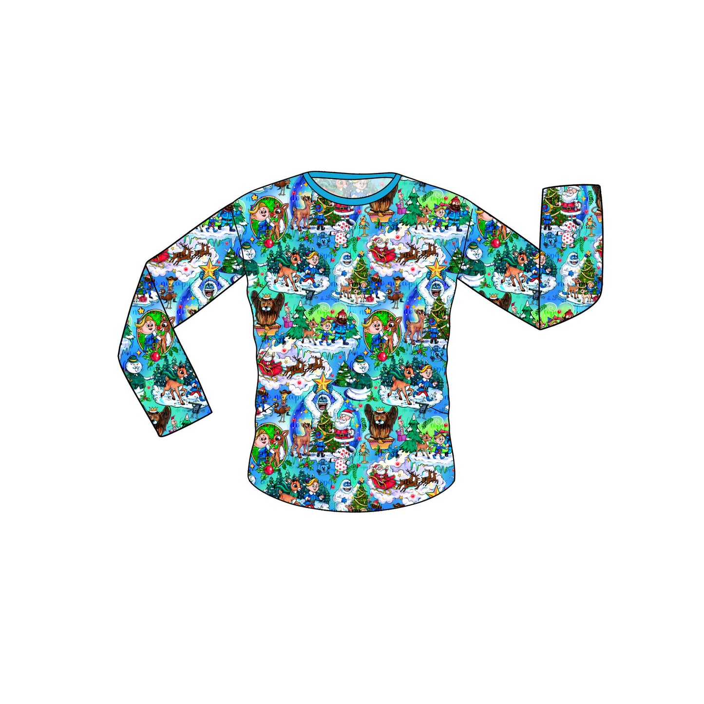 Nov Pre-Order Kid's Unisex Bamboo Long Sleeve Tee - Merry Misfits