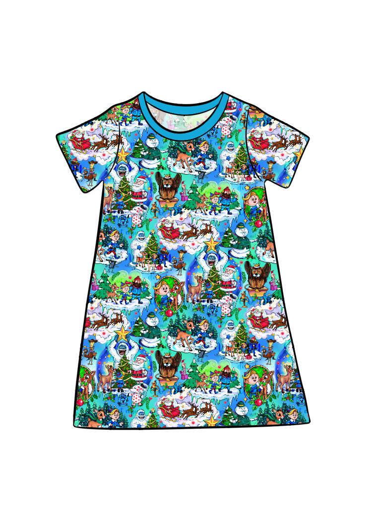 Nov Pre-order Kid's Lounge Gown - Merry Misfits