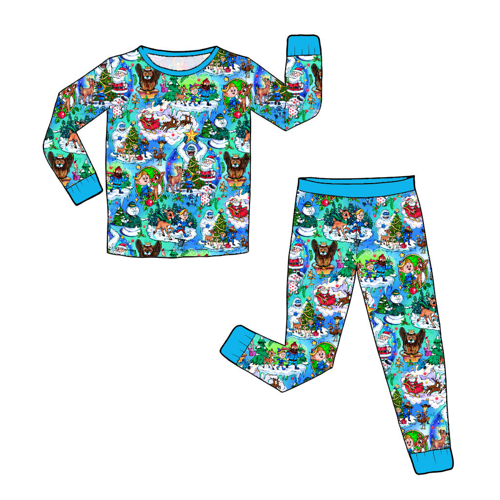 Nov Pre-Order Bamboo Long Sleeve and Pants Pajama Set - Merry Misfits