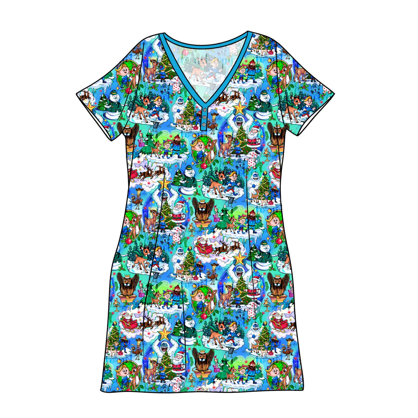 Nov Pre-Order Bamboo Adult Sleep Gown - Merry Misfits