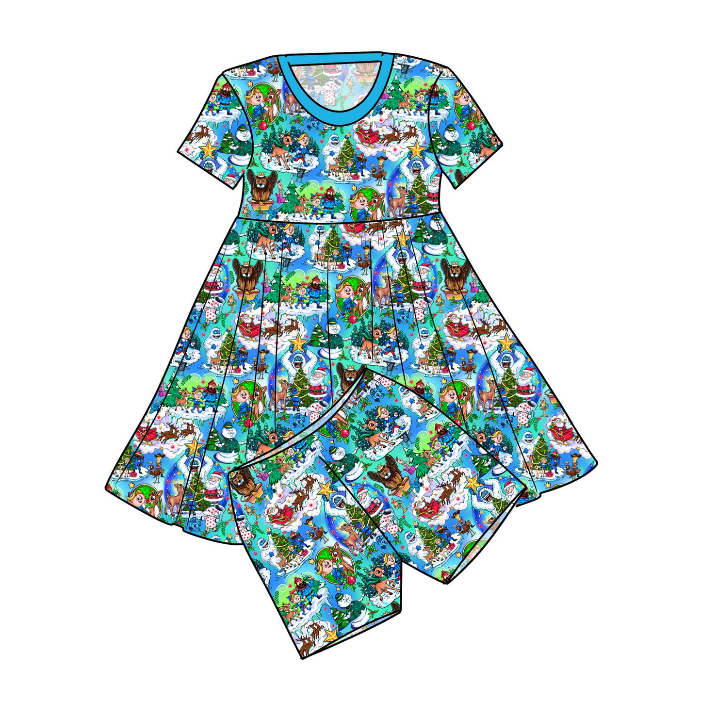 Nov Pre-order Twirl Dress with Shorts - Merry Misfits