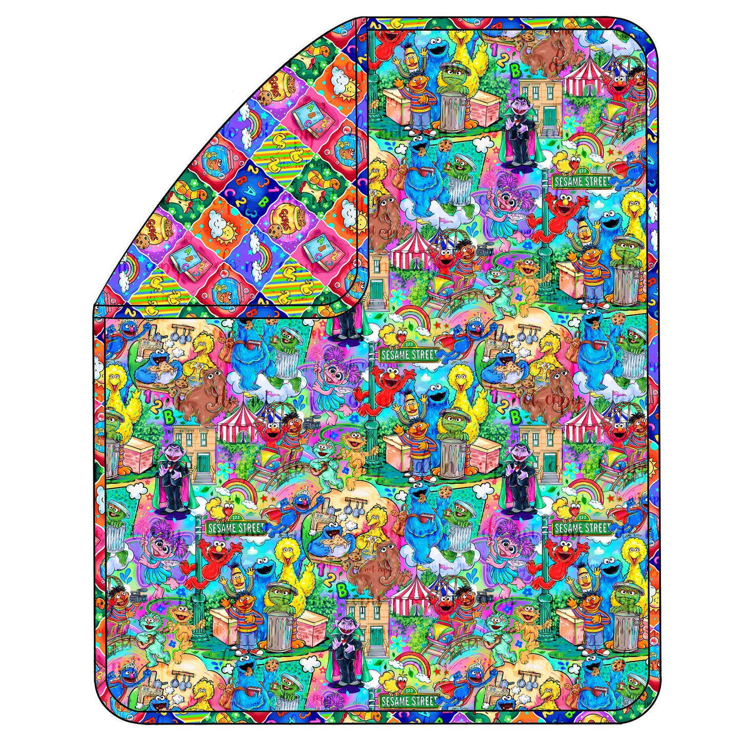 Jan27 Pre-Order Blankets - 123 Sesame