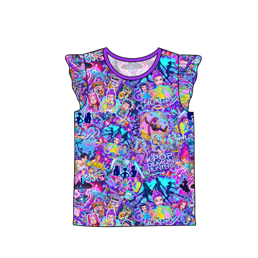 FEB Pre-Order Flutter Sleeve Tee - Saja