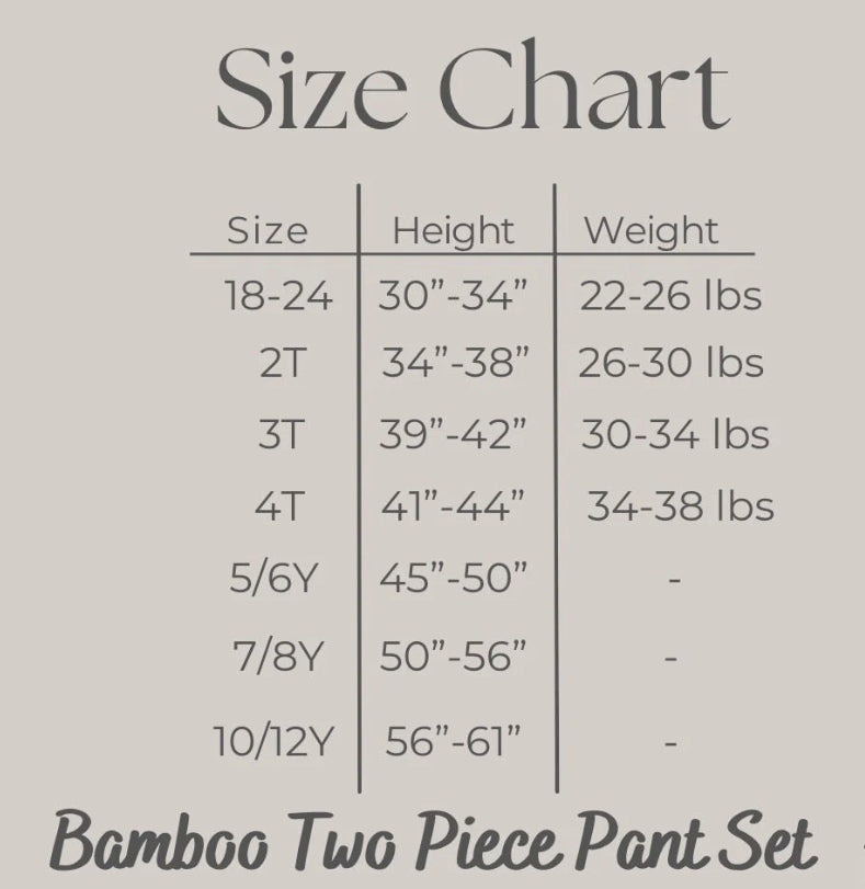 Sept/Oct Pre-Order Bamboo Long Sleeve and Pants Pajama Set - Pirates