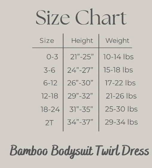 NOV Pre-Order Long Sleeve Bodysuit Twirl - Kevin