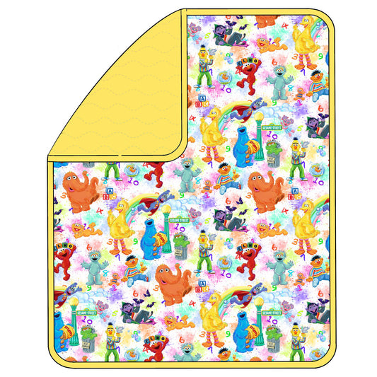 May Pre-Order Triple Layer Quilted Bamboo Blanket - Sunny Days