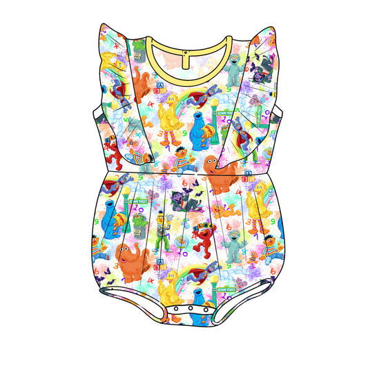May Pre-Order Bamboo Bubble Romper - Sunny Days