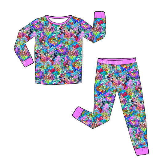 JAN Pre-Order Bamboo Long Sleeve and Pants Pajama Set - Shelltastic Adventures