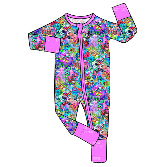 JAN Pre-Order Bamboo Convertible Zip Romper - Shelltastic Adventures