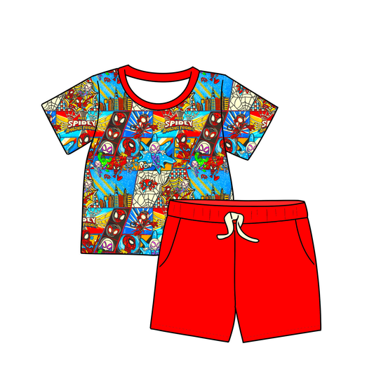 RTS Tee and Shorts Daywear - Spidey