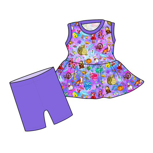 Aug 2026 Pre-Order Sleeveless Peplum and Shorts - Sidekicks