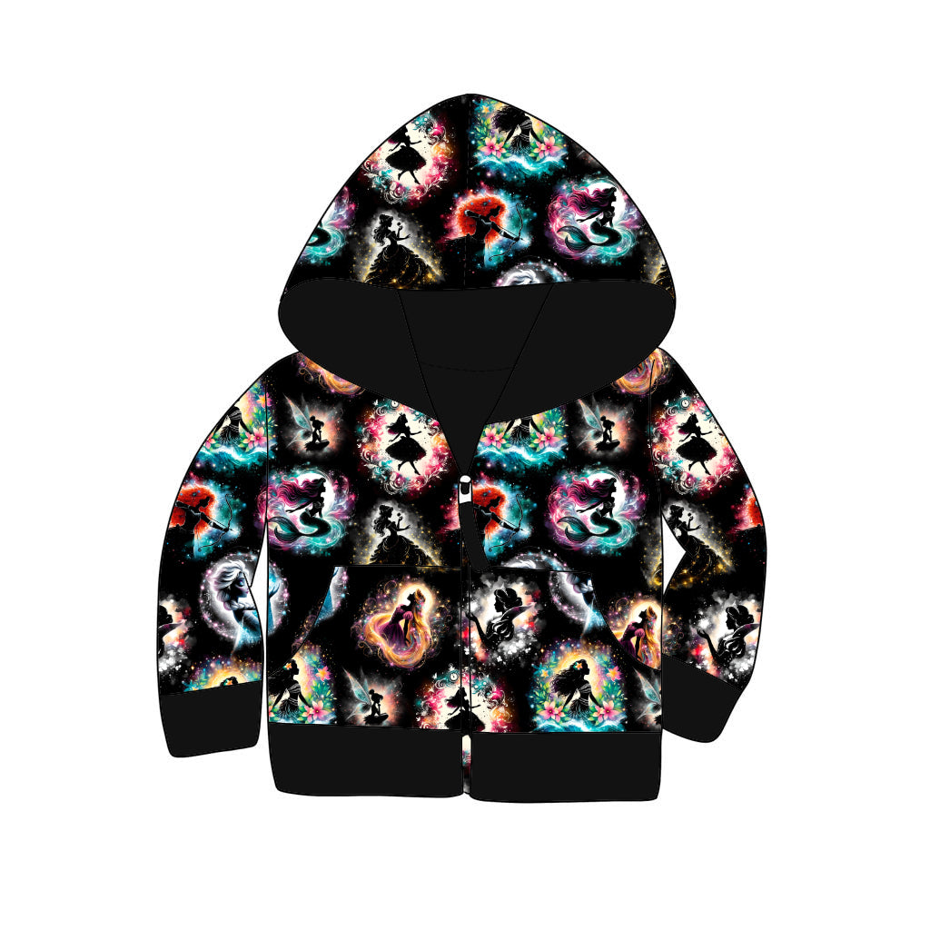 JAN Reversible Pre-order Zip Hoodie - Silhouettes