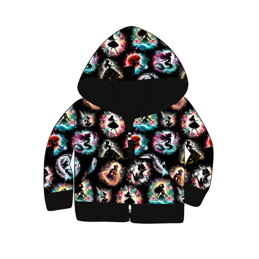 JAN Reversible Pre-order Zip Hoodie - Silhouettes