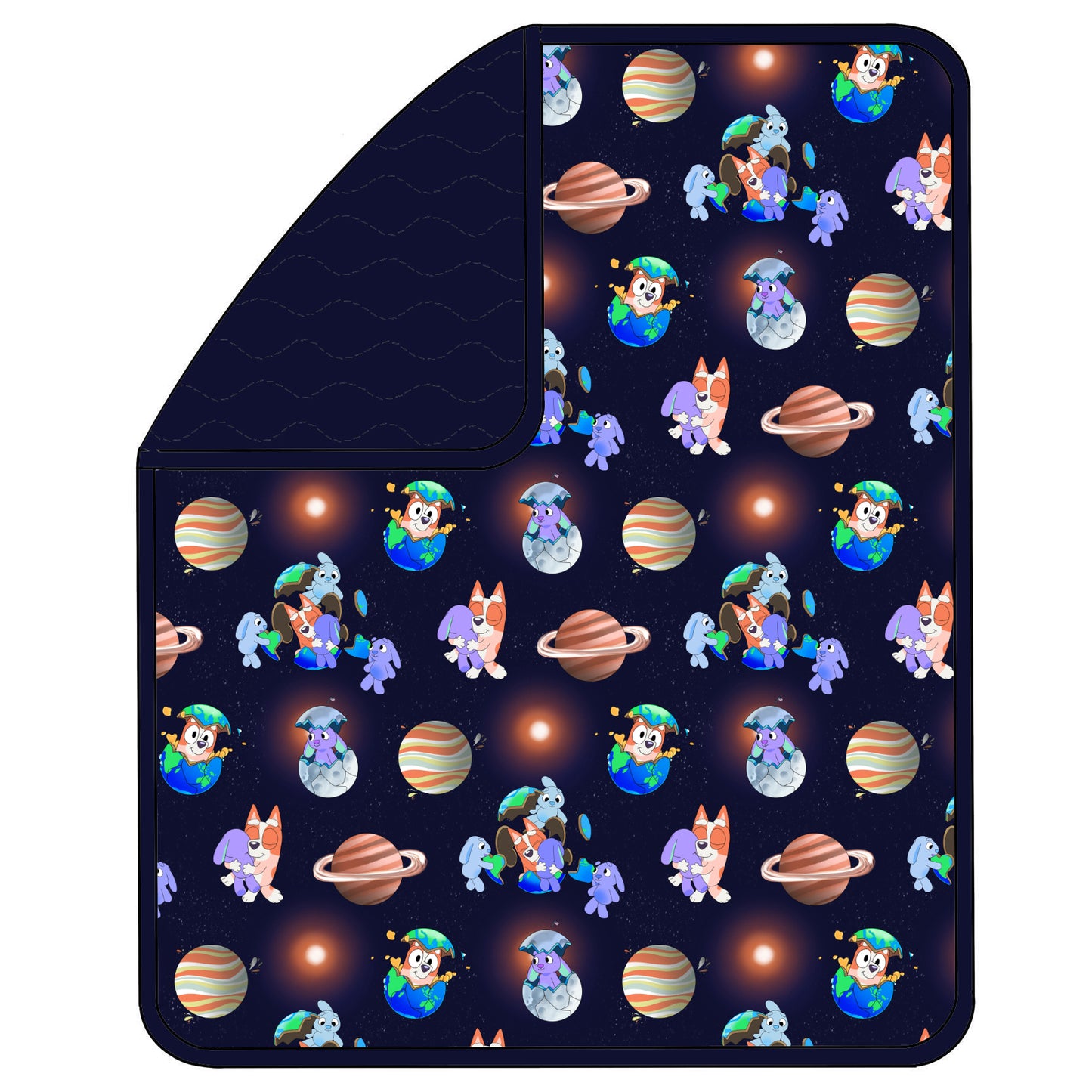 RTS Triple Layer Quilted Bamboo Blanket - Sleepy Time