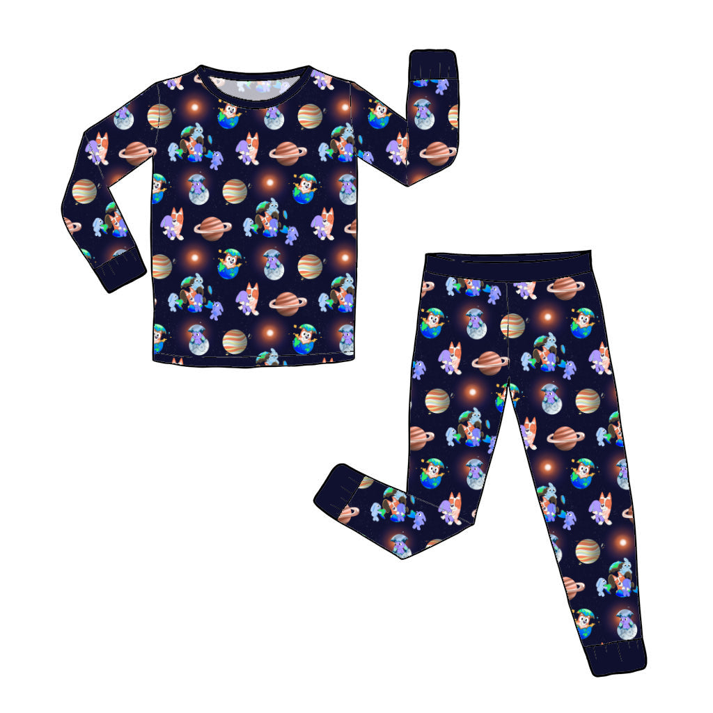 RTS Long Sleeve and Pants Pajama Set - Sleepy Time