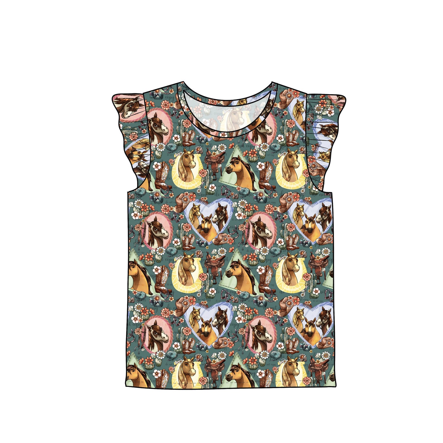 July Pre-Order Flutter Sleeve Tee - Spirit