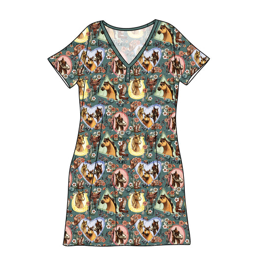 July Pre-Order Bamboo Adult Sleep Gown - Spirit