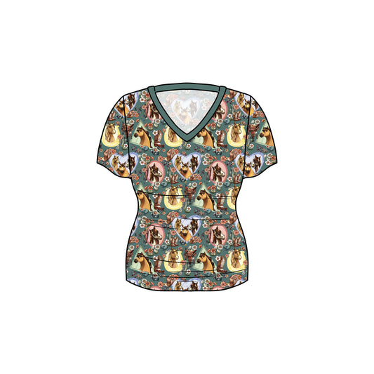 July Pre-Order Women's Oversized V-Neck Tee - Spirit