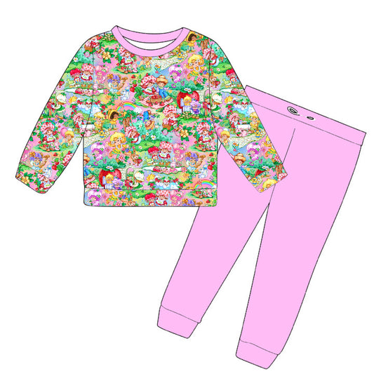 RTS Crewneck Jogger Set - Strawberry Surprise