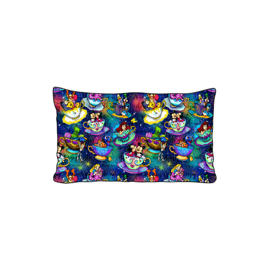 June Pre-Order Bamboo Pillowcase - Blue Teacups