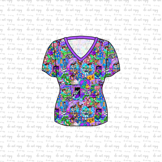 RTS Bamboo Adult V-Neck Tee - To Infinity