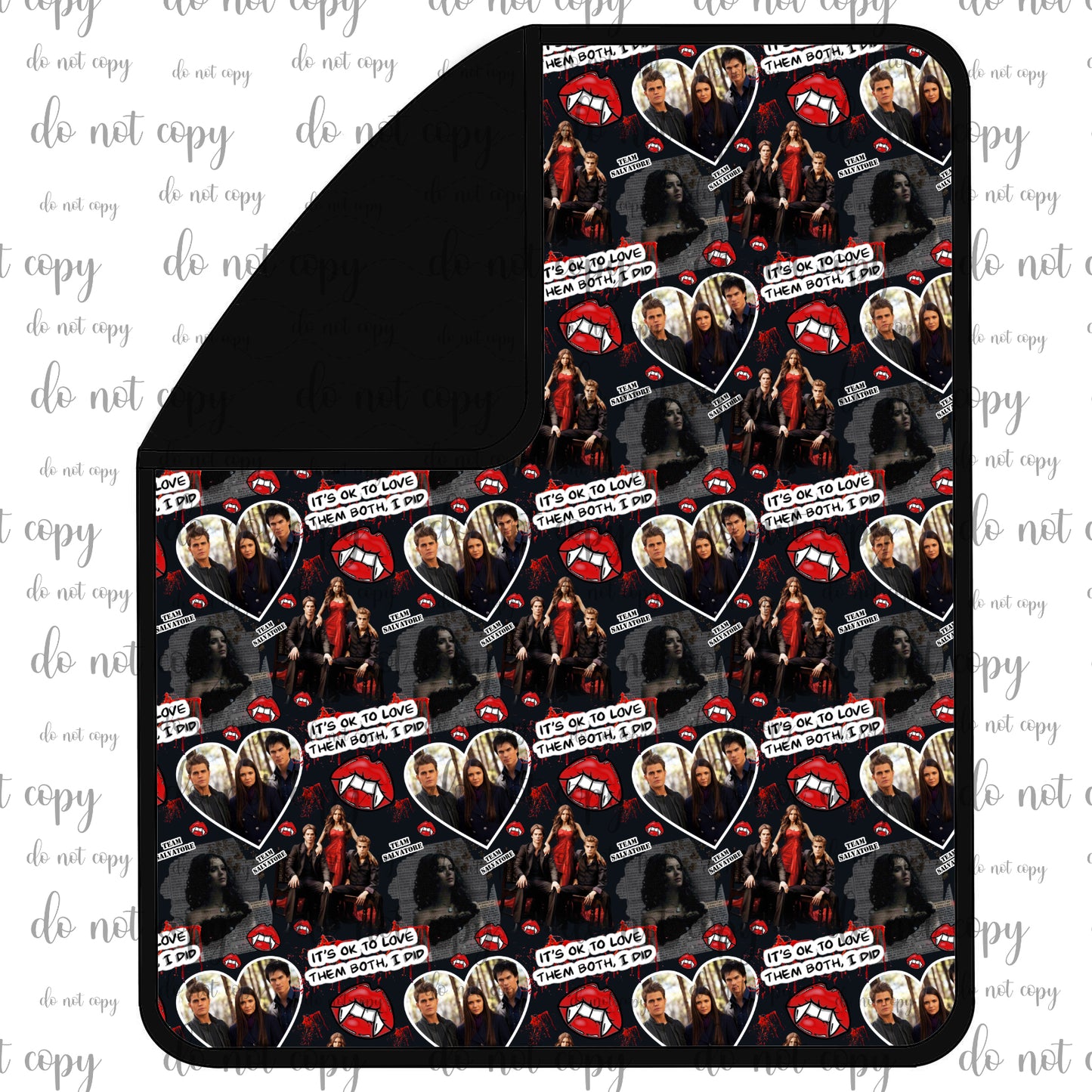 RTS 60x85 BAMBOO/MINKY Blanket - Love Them Both