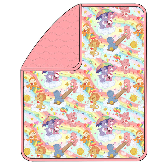 July Pre-Order Double Layer Quilted Bamboo Blanket - Vintage Bears