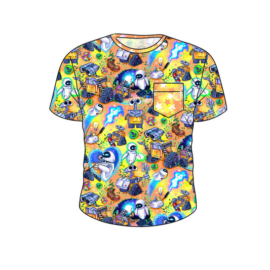 RTS Bamboo Short Sleeve Pocket Tee - Wall-E Orange