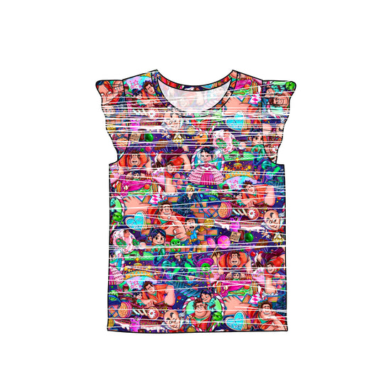 SUMMER SALE! RTS Flutter Sleeve Tee - Wreck It