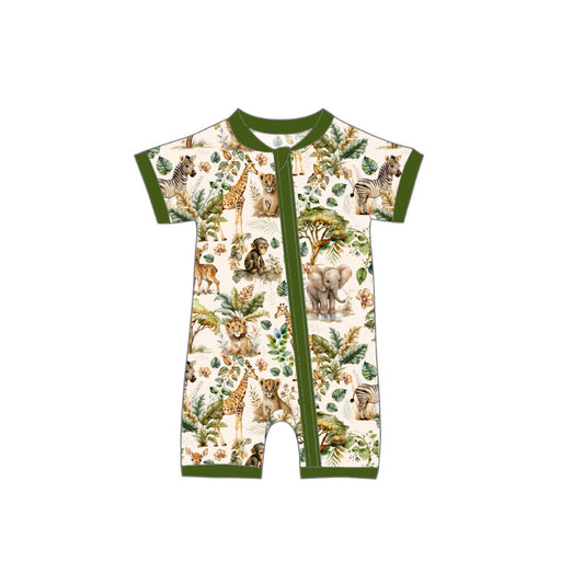 RTS Shorty Romper - Zoo Crew