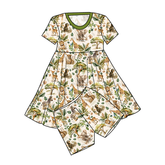 RTS Bamboo Twirl with Shorts - Zoo Crew