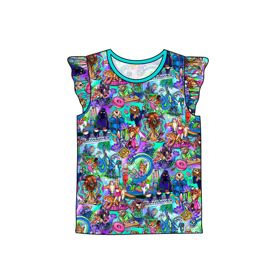 RTS Flutter Sleeve Tee - Zoo2