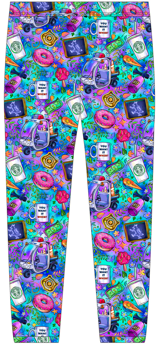 RTS Girl's Leggings - Zoo2