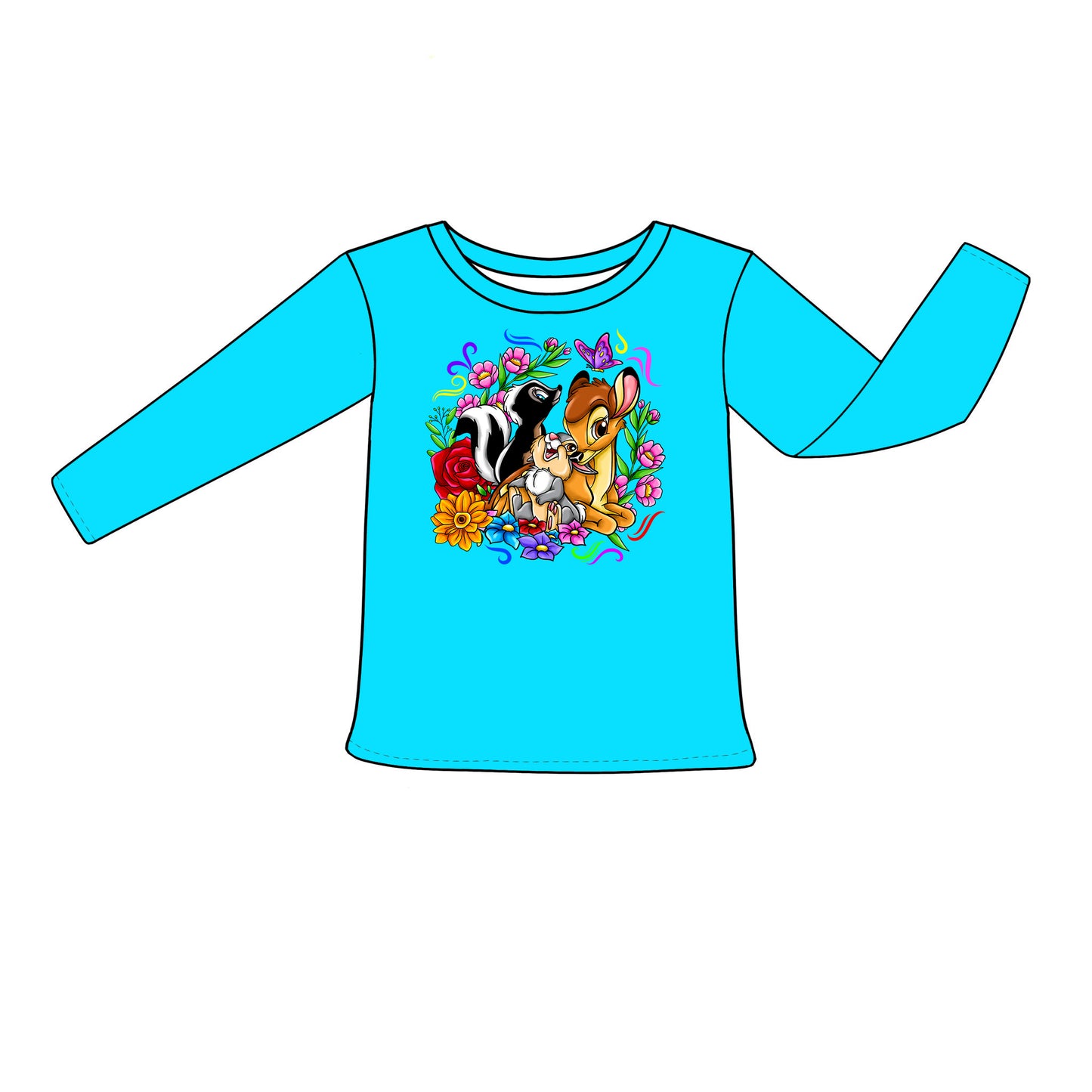 RTS Kid's Graphic Long Sleeve Tee - Blooming Buddies