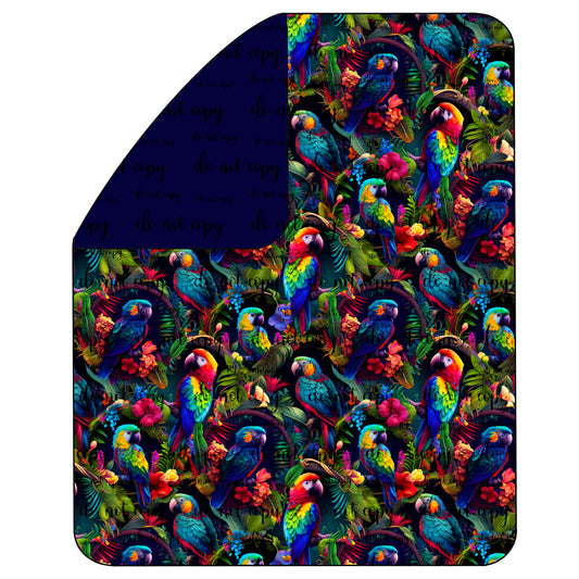 June Pre-Order Double Layer Quilted Bamboo Blanket - Birds