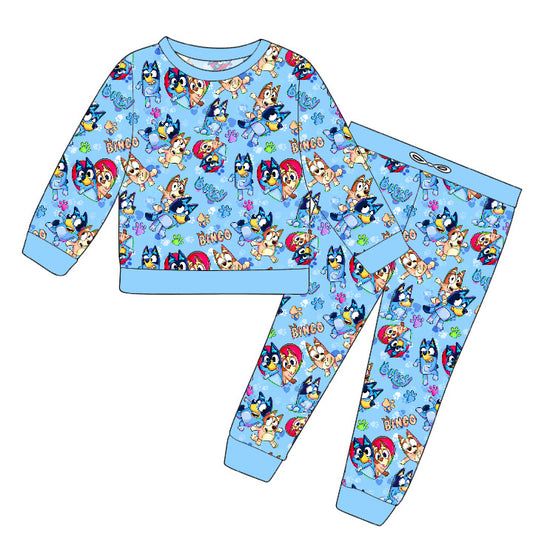 RTS Crewneck Jogger Set - Sisters Blue