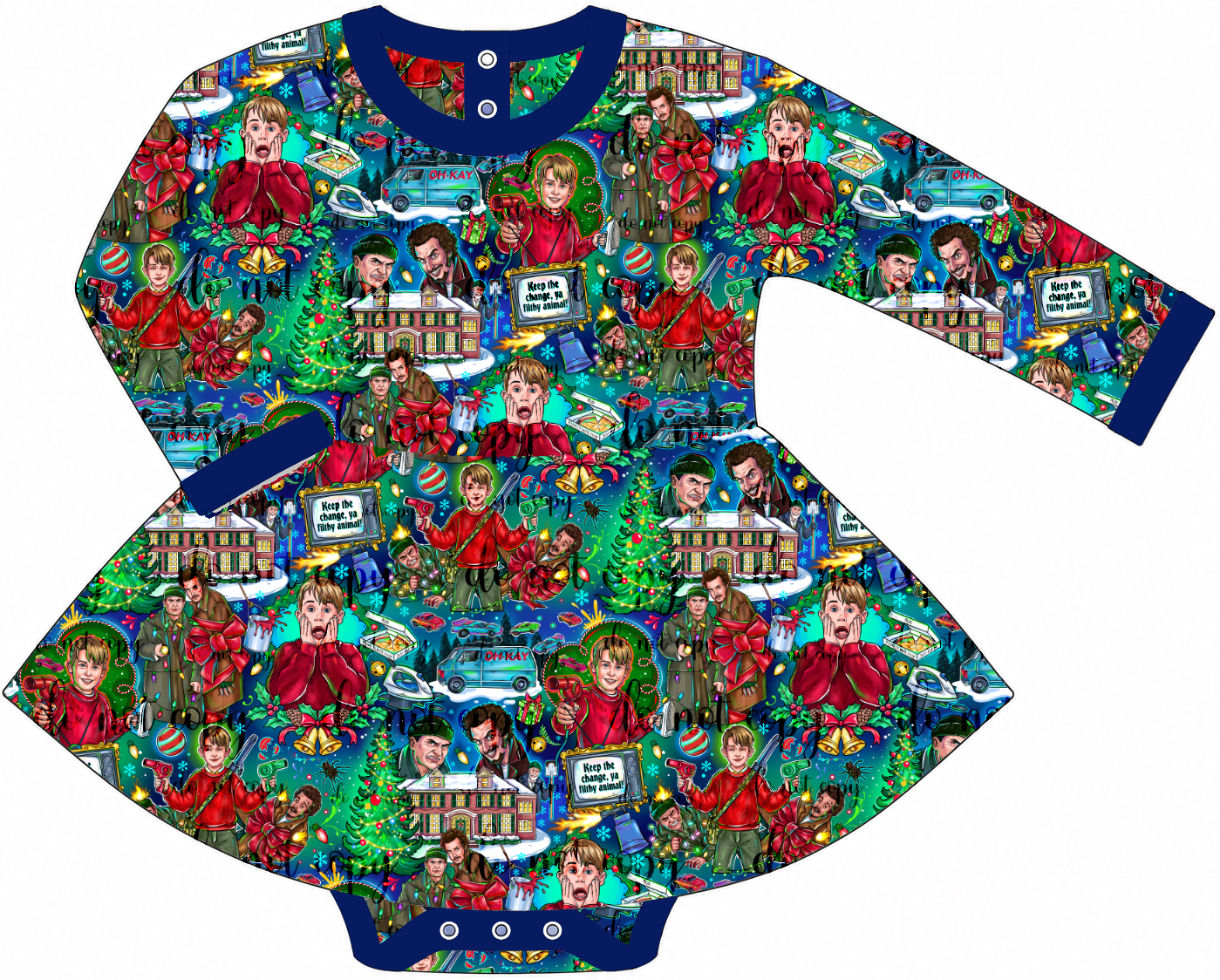 NOV Pre-Order Long Sleeve Bodysuit Twirl - Kevin