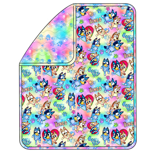RTS Triple Layer Quilted Bamboo Blanket - Sisters Colorful