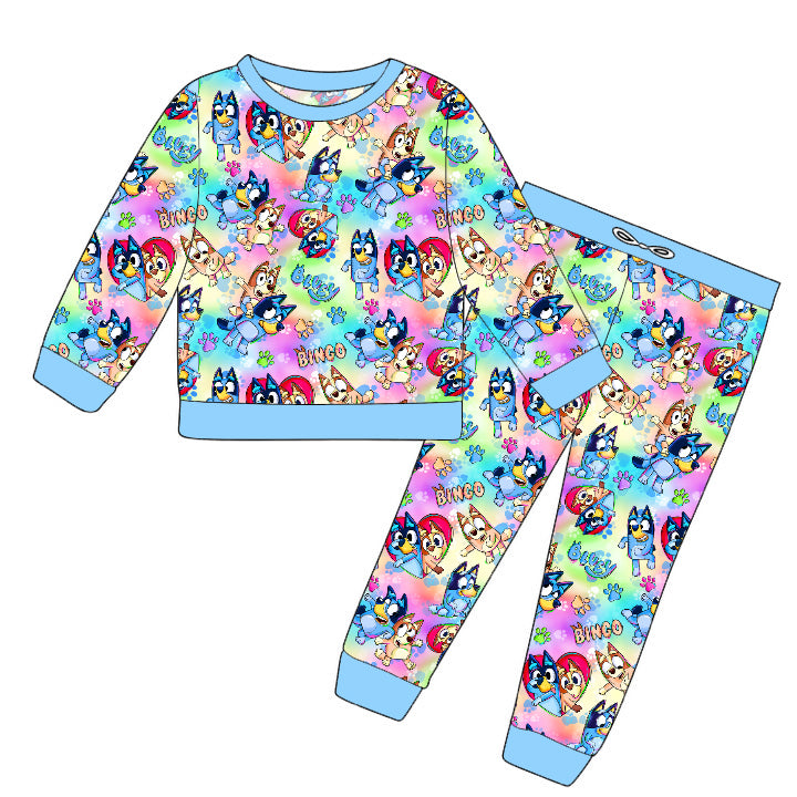 RTS Crewneck Jogger Set - Sisters Colorful