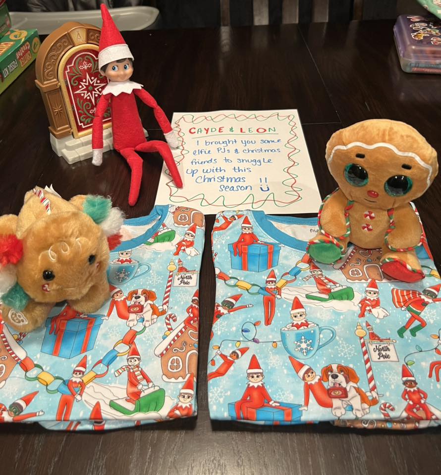 RTS Long Sleeve and Pants Pajama Set - Elfie