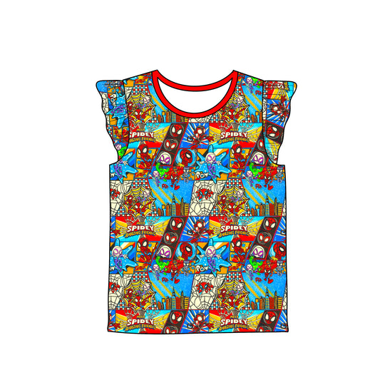 RTS Flutter Sleeve Tee - Spidey
