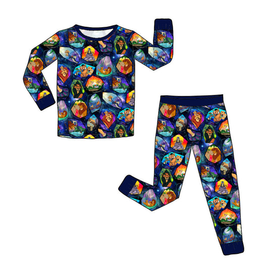 Jan27 Pre-order Bamboo Long Sleeve and Pants Pajama Set - Galaxy King