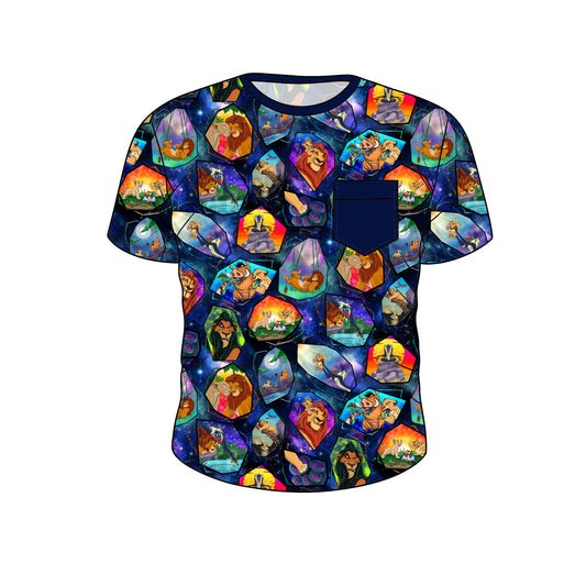 Jan27 Pre-Order Bamboo Short Sleeve Pocket Tee - Galaxy King