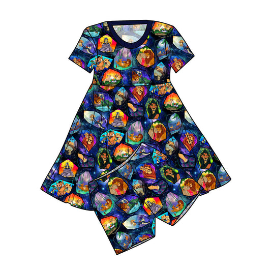 Jan27 Pre-order Twirl Dress with Shorts - Galaxy King