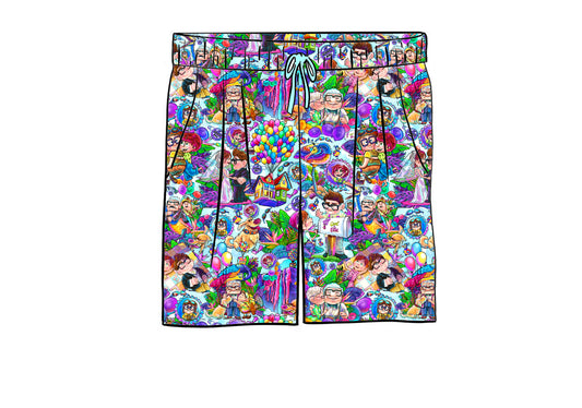 SUMMER SALE! RTS Men's Bamboo Shorts - Grape Soda