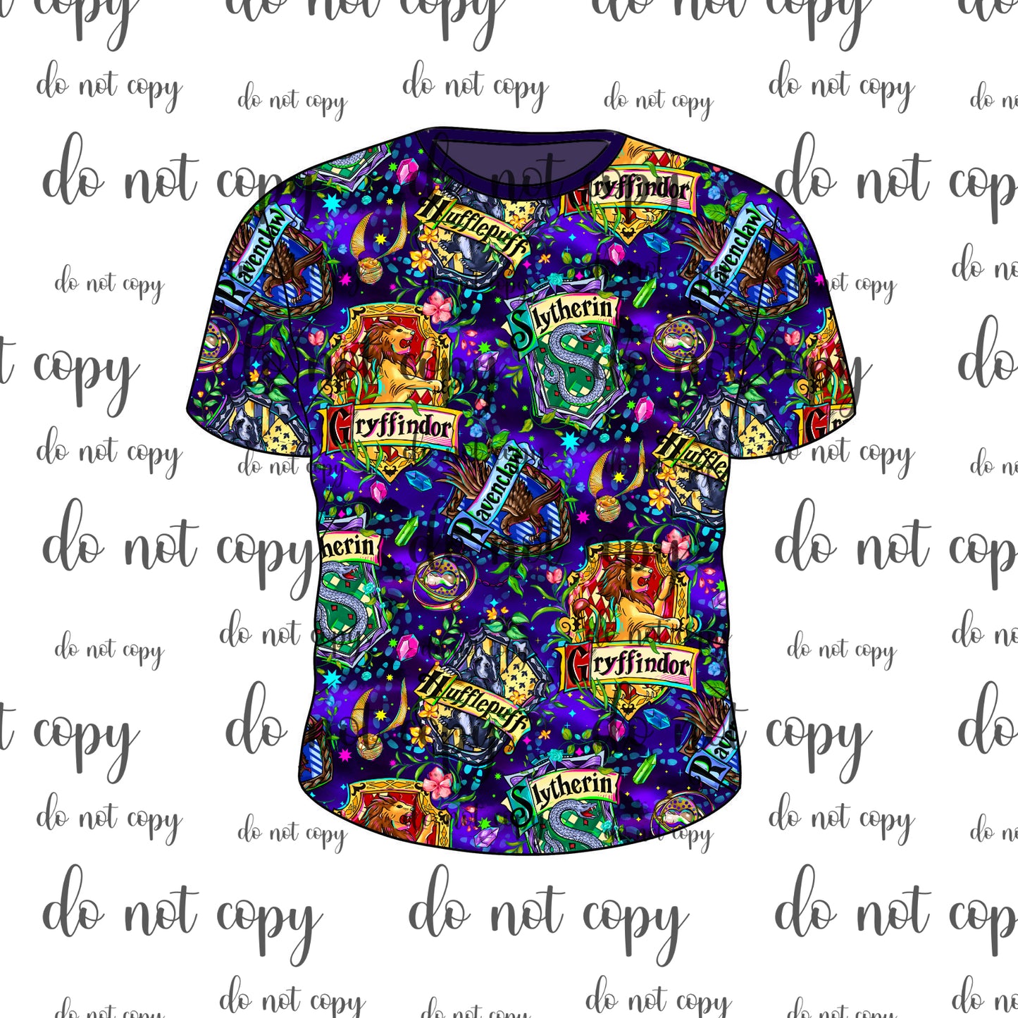 RTS Bamboo Short Sleeve Tee - Houses (Ministry of Magic)